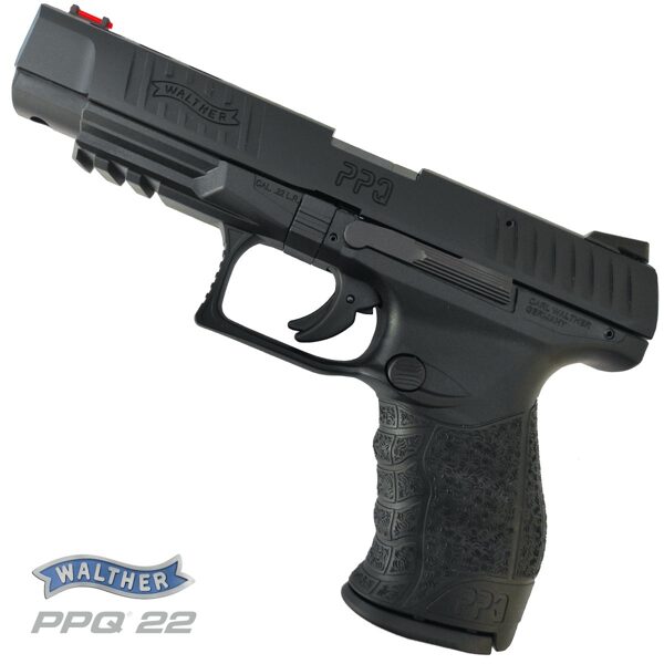 Pistole Walther PPQ .22 L.R. 5" 12 ROUNDS HIVIZ